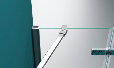 Душевая дверь BelBagno Kraft 90 KRAFT-B-12-60/30-C-Cr-R профиль Хром стекло прозрачное 