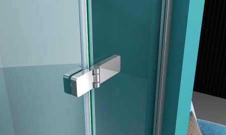 Душевая дверь BelBagno Kraft 90 KRAFT-B-12-60/30-C-Cr-R профиль Хром стекло прозрачное 