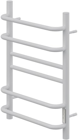 Полотенцесушитель электрический Point Сатурн PN90846W П6 400x600 диммер справа, белый 