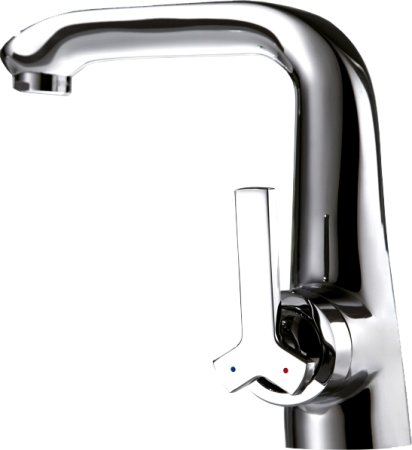 Смеситель Bravat Waterfall F173107C (C-1) для раковины, хром 