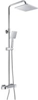 Душевая система с термостатом Rose R3736, хром Душевая система с термостатом Rose R3736, хром