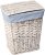 Корзина для белья WasserKRAFT Lippe WB-450-L белая, большая 
