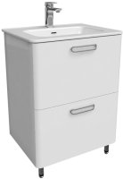 Тумба с раковиной Iddis  Brick белая,  60 см (BRI60WFi95K) Тумба с раковиной Iddis  Brick белая,  60 см (BRI60WFi95K)