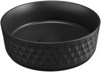 Раковина-чаша Allen Brau Fantasy Romb 36 4.11033.31 Черная матовая
