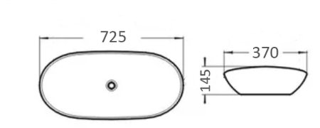 Раковина-чаша Comforty 72.5 7811B 00004137215 Белая 