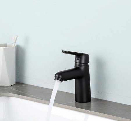 Смеситель для раковины Frap H17-6 F1017-6 Черный матовый 