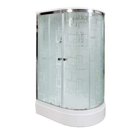 Душевая кабина Deto ЕМ2712 L с гидромассажем и электрикой 