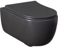 Унитаз Allen Brau Priority 4.31001.AN подвесной Антрацит без сиденья Унитаз Allen Brau Priority 4.31001.AN подвесной Антрацит без сиденья