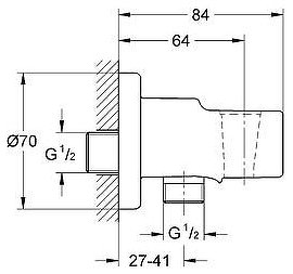 Душевая система Grohe Eurosmart 124440 Хром 