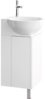 Тумба под раковину Aqwella Porto 45 POR0104WW угловая Белая