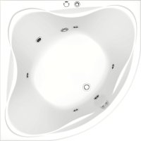 Акриловая ванна Bas Риола 135x135 см с гидромассажем