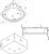 Акриловая ванна Bas Риола 135x135 см с гидромассажем 