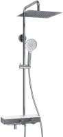 Душевая система WasserKRAFT A113.118.127.CH Thermo с термостатом Хром Белая