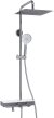 Душевая система WasserKRAFT A113.118.127.CH Thermo с термостатом Хром Белая 