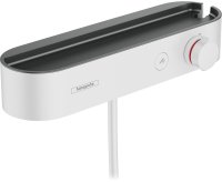 Смеситель для душа Hansgrohe ShowerTabletSelect 400 24360700 с термостатом Белый матовый