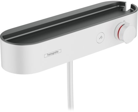 Смеситель для душа Hansgrohe ShowerTabletSelect 400 24360700 с термостатом Белый матовый 