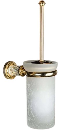 Ершик для унитаза Boheme Murano Cristal 10913-CRST-G Золото 