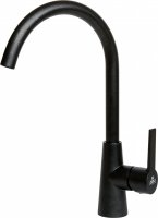 Смеситель для кухонной мойки Paulmark Holstein Ho212065-418 черный металлик