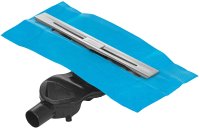 Душевой лоток Berges Simpel 600 091111 с решеткой Хром глянец