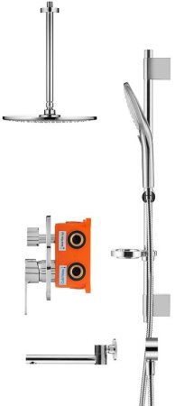 Душевая система Swedbe Platta 5543 Хром 