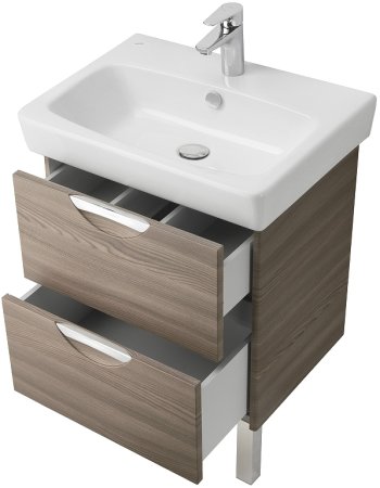 Тумба под раковину Aquaton Сильва 60 1A211801SIW50 Дуб макиато 