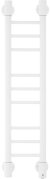 Полотенцесушитель электрический узкий Energy Ergo2 P 850x200 белый матовый, форма лесенка прямая, скрытое/наружное подключение, 850мм x 234мм 