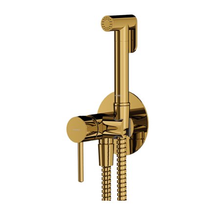 Гигиенический душ Omnires SYSYBI2GL со смесителем, золотой 