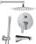 Душевая система ALMAes Marita TVZ-8839 Хром 