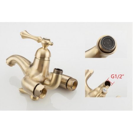 Душевая система Faop A2405-4 бронза 