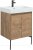 Тумба с раковиной Aquanet Nova Lite 60 дуб рустикальный (2 дверцы) 