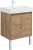 Тумба с раковиной Aquanet Nova Lite 60 дуб рустикальный (2 дверцы) 