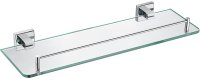 Стеклянная полка Melana MLN-862004P Сатин Хром