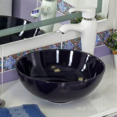Раковина-чаша Melana 38 MLN-T4005-B9 Фиолетовая 