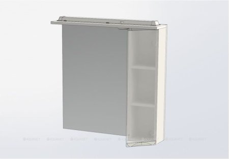 Зеркало-шкаф Aquanet Гретта 75 венге 