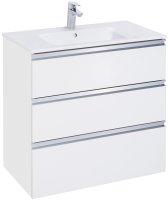 Тумба под раковину Roca The Gap 80 A857406806 подвесная Белый глянец