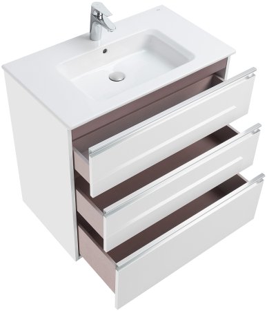 Тумба под раковину Roca The Gap 80 A857406806 подвесная Белый глянец 