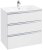 Тумба под раковину Roca The Gap 80 A857406806 подвесная Белый глянец 