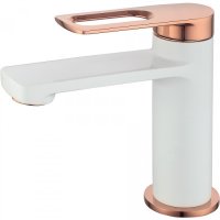 Cмеситель для раковины ViEiR V293511-FL Белый/Золото