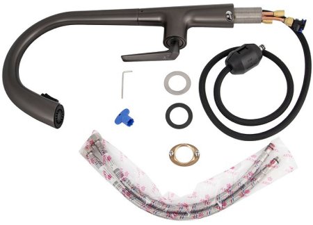 Смеситель для кухни Kaiser Strike 09066-15 Вороненая сталь 