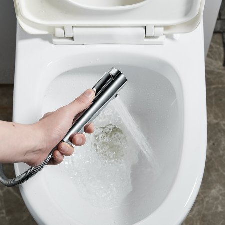 Гигиенический душ со смесителем Rose R1805-1, хром 