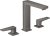 Смеситель Hansgrohe Metropol 32515340 для раковины с донным клапаном Push-Open, черный хром 