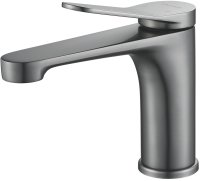 Смеситель для раковины Shevanik S6201T, оружейная сталь