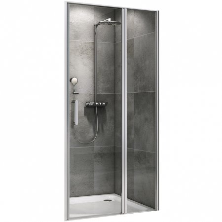 Душевая дверь Abber Sonnenstrand 140 AG04140S профиль Хром стекло прозрачное 