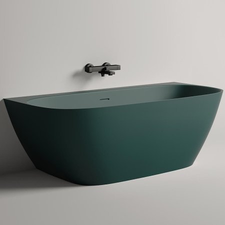 Ванна из искусственного камня Salini Sofia Wall 180х85 102523MRF покраска по RAL полностью матовая 