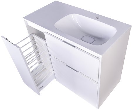 Тумба под раковину Style Line Барселона 90 R СС-00002280 Белая 