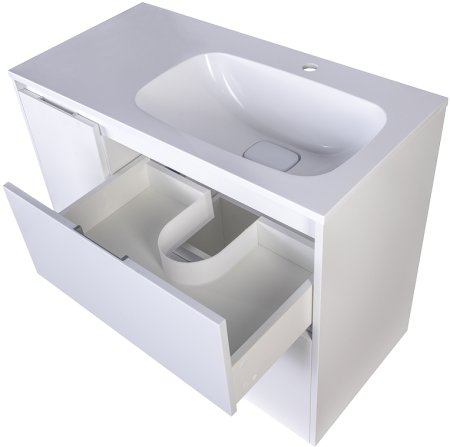 Тумба под раковину Style Line Барселона 90 R СС-00002280 Белая 