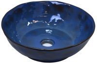 Раковина чаша Bronze de Luxe Salamander 2000, синий