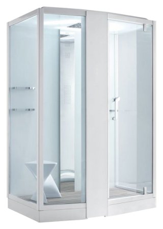 Душевая кабина Orans SR-89102LS белая, с баней 