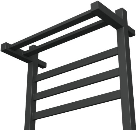 Полотенцесушитель электрический с полочкой (лесенка) Bauedge Hotel Shelf DB-0006, 50x80 см 