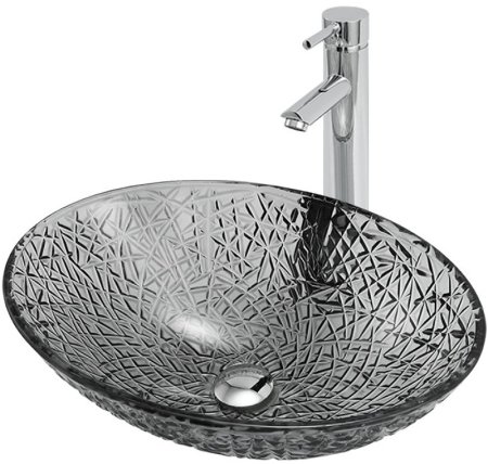 Раковина-чаша Abber Glas 50 AK2303B Черная 